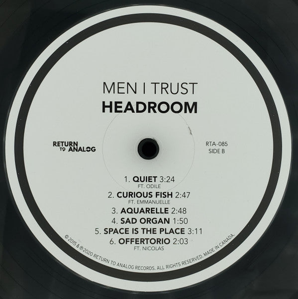 Headroom (BLACK VINYL) | Mint (M) Mint (M) - SYNTH-POP *NEW/COLOR*