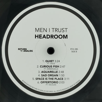 Headroom (BLACK VINYL) | Mint (M) Mint (M) - SYNTH-POP *NEW/COLOR*