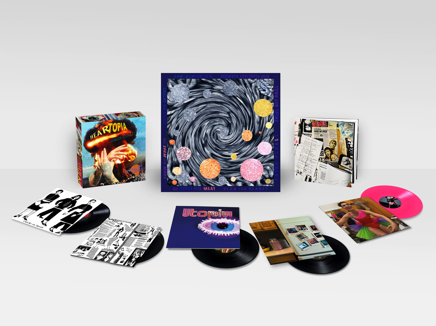 (PRE-ORDER 10/17/25) HEARTopia (5 LP DELUXE EDITION PINK VINYL BOXSET) | Mint (M) Mint (M) - SYNTH-POP *NEW*