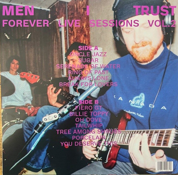 Men I Trust - Forever Live Sessions Vol.2 (VINYL) | Mint (M) Mint (M) - SYNTH-POP *NEW*