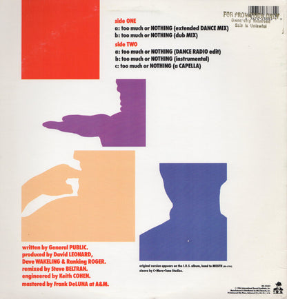 Too Much Or Nothing (Extended Mix) | Mint (M) Mint (M)