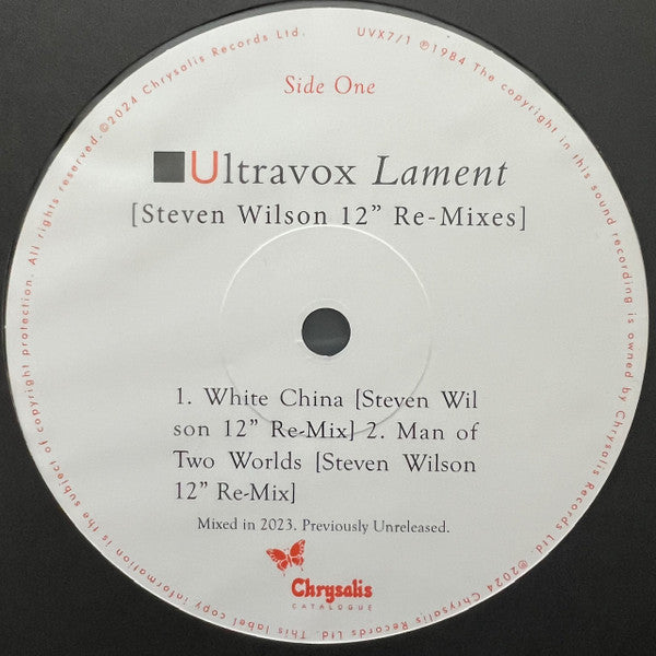 Ultravox - Re-mixes (Steven Wilson 12" Re-Mixes) | Mint (M) Mint (M) - SYNTH-POP *SEALED/RSD*