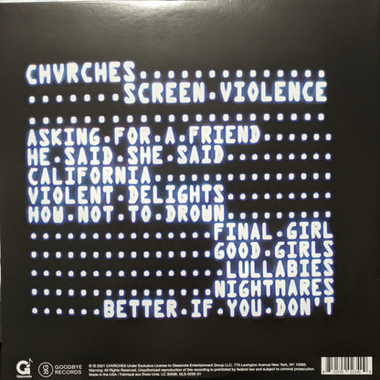 Screen Violence (VINYL) | Mint (M) Mint (M) - SYNTH POP *SEALED*