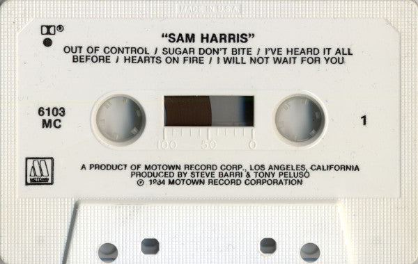 Sam Harris (CASSETTE) | Mint (M) Mint (M) - SYNTH-POP *SEALED*