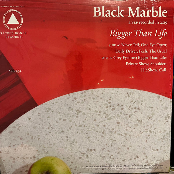 Black Marble - Bigger Than Life (ROYAL BLUE VINYL LP) | NEW - SYNTH-POP *SEALED*