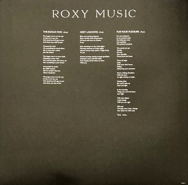For Your Pleasure | Mint (M) Mint (M) - SYNTH-POP *SEALED*