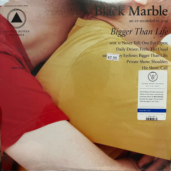 Black Marble - Bigger Than Life (ROYAL BLUE VINYL LP) | NEW - SYNTH-POP *SEALED*