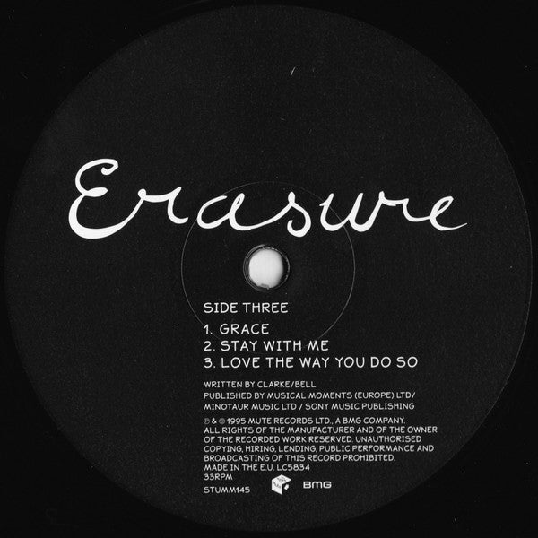 Erasure (2xVINYL) | Mint (M) Mint (M) - SYNTH-POP *SEALED*