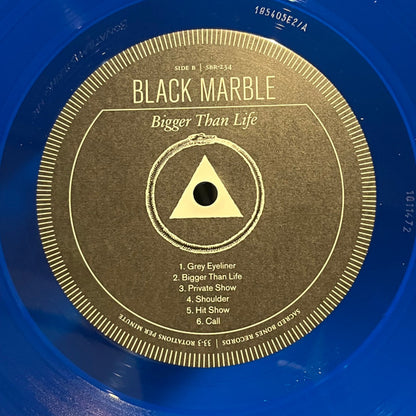 Black Marble - Bigger Than Life (ROYAL BLUE VINYL LP) | NEW - SYNTH-POP *SEALED*