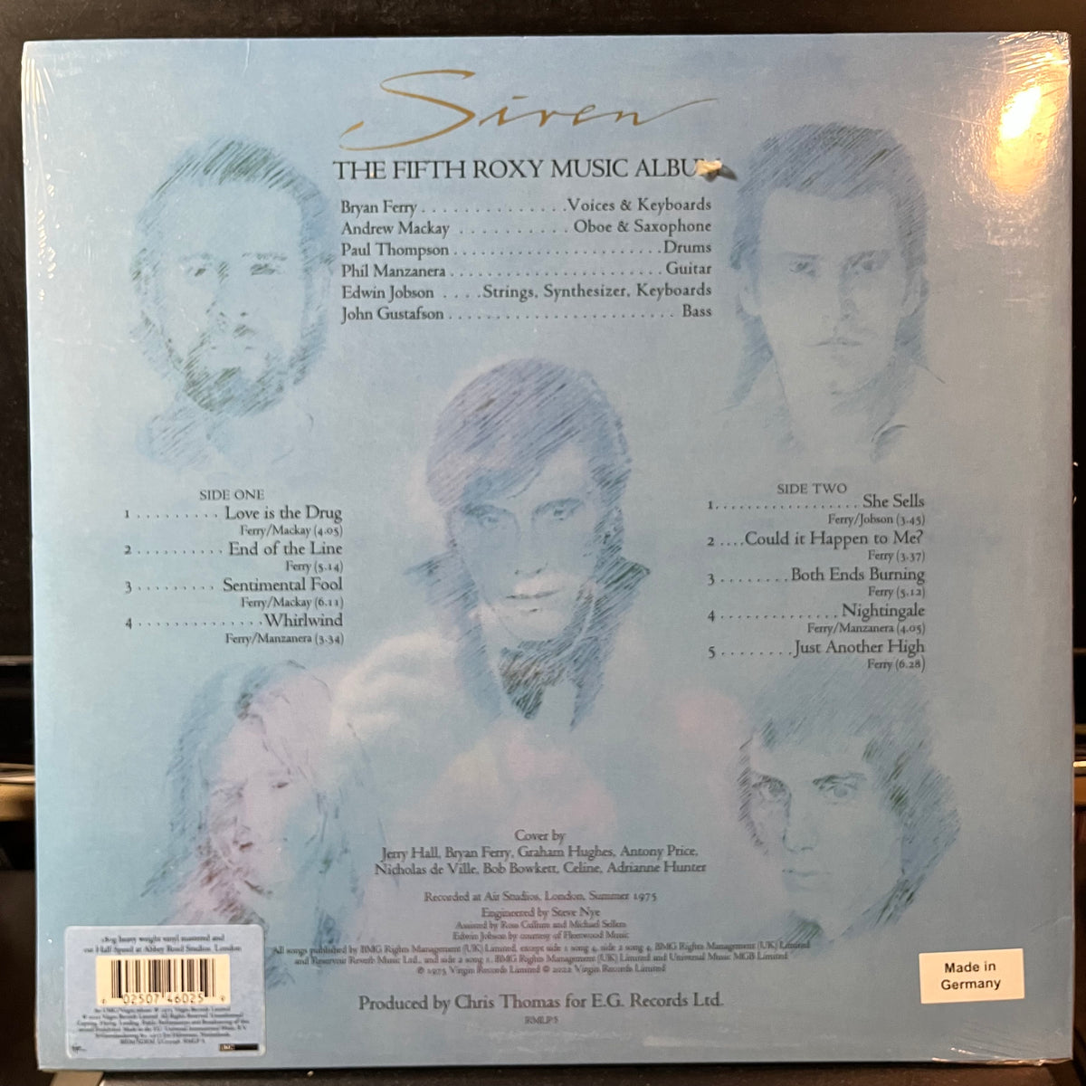 Roxy Music - Siren (Remastered, 180 Gram Vinyl LP) | NEW Mint (M) Near Mint (NM or M-) - SYNTH-POP *SEALED*