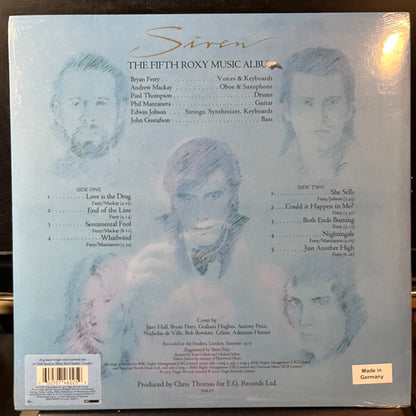 Roxy Music - Siren (Remastered, 180 Gram Vinyl LP) | NEW Mint (M) Near Mint (NM or M-) - SYNTH-POP *SEALED*