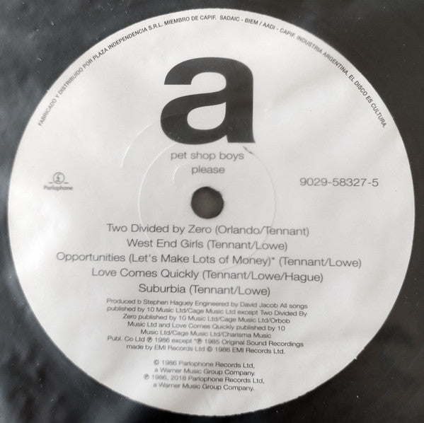 Please (VINYL) | Mint (M) Mint (M) - SYNTH-POP *SEALED*