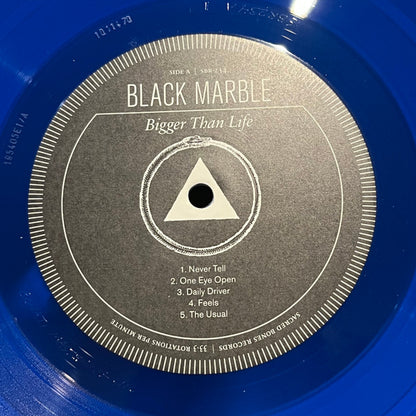 Black Marble - Bigger Than Life (ROYAL BLUE VINYL LP) | NEW - SYNTH-POP *SEALED*