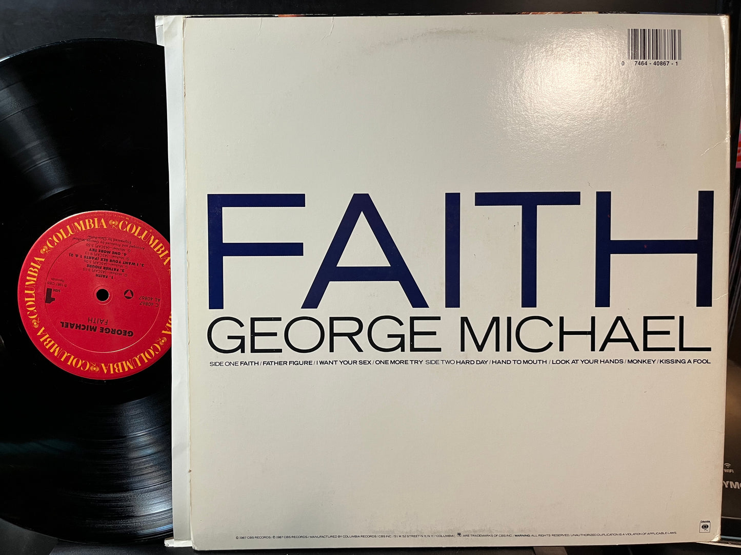 George Michael - Faith (VINYL LP) | Excellent+ (EX+) Excellent+ (EX+) - SYNTH-POP / USED *EXCELLENT+*