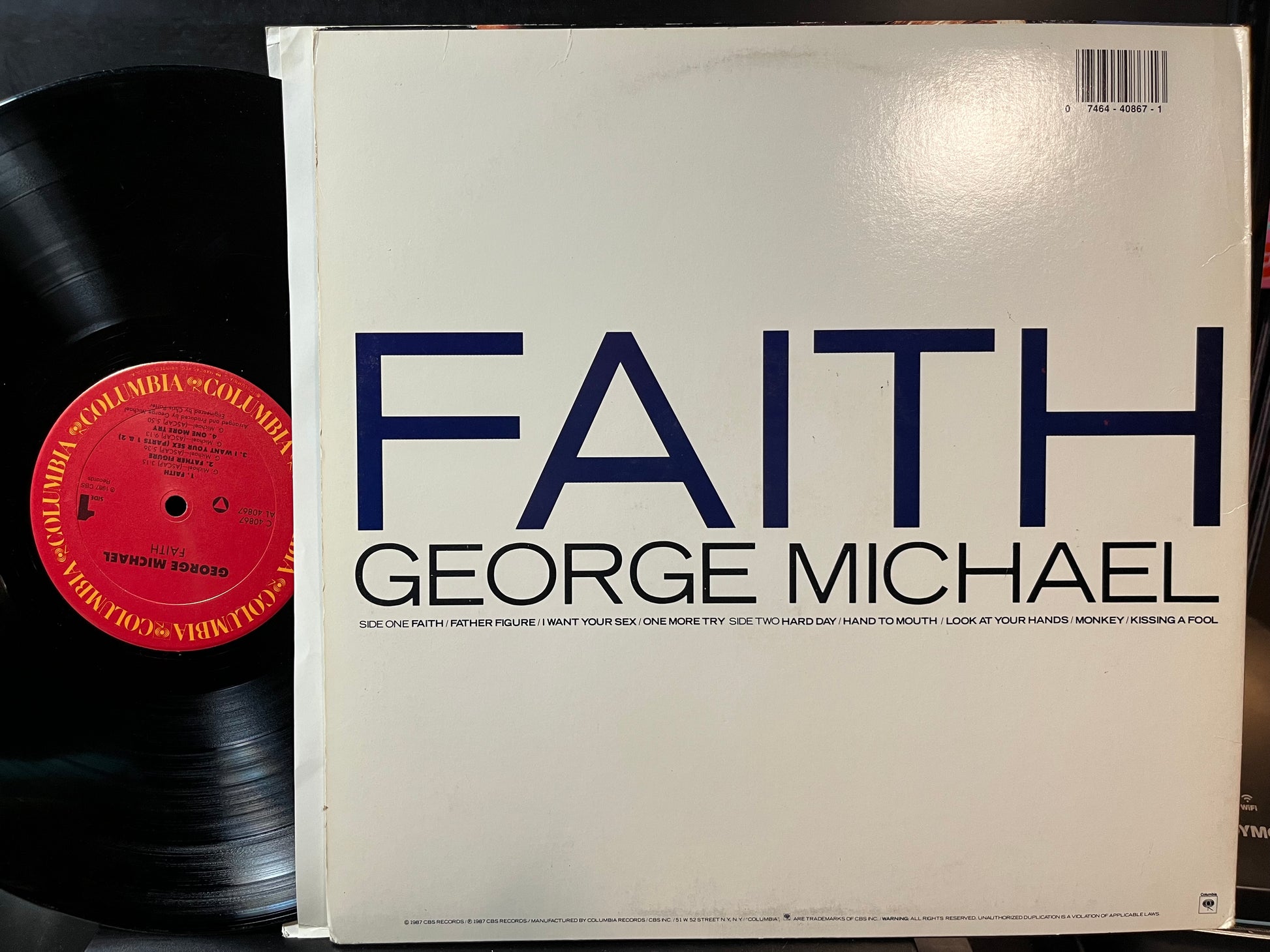 George Michael - Faith (VINYL LP) | Excellent+ (EX+) Excellent+ (EX+) - SYNTH-POP / USED *EXCELLENT+*
