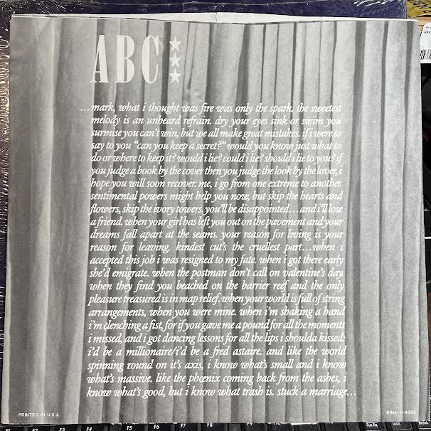 The Lexicon Of Love (VINYL) | Excellent+ (EX+) Near Mint (NM or M-) - SYNTH-POP / USED *EXCELLENT+*