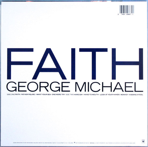 George Michael - Faith (VINYL LP) | Excellent+ (EX+) Excellent+ (EX+) - SYNTH-POP / USED *EXCELLENT+*
