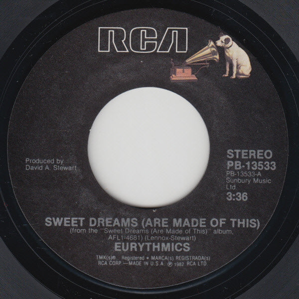 Sweet Dreams (Are Made Of This) (7") | Excellent+ (EX+) Excellent (EX) - SYNTH-POP / USED *EXCELLENT+*