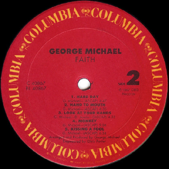 George Michael - Faith (VINYL LP) | Excellent+ (EX+) Excellent+ (EX+) - SYNTH-POP / USED *EXCELLENT+*