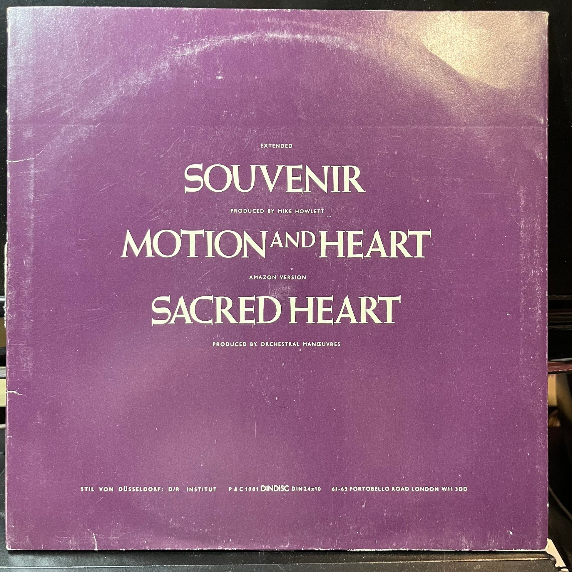Orchestral Manoeuvres In The Dark - Souvenir (Extended)(VINYL 10" DINDISC DIN 24X10 1981) | USED Near Mint- (NM-) Very Good Plus (VG+) - SYNTH-POP / USED *NEAR MINT-*