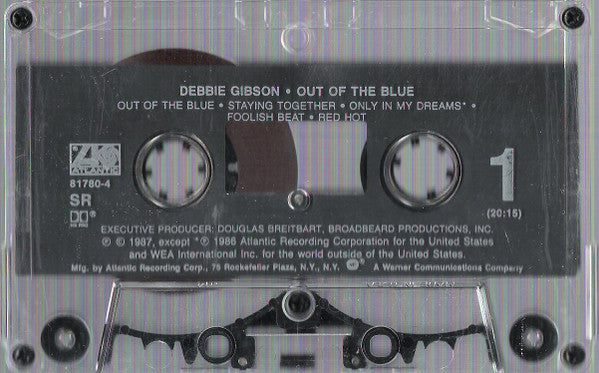 Debbie Gibson - Out Of The Blue *CASSETTE* | Near Mint (NM) Near Mint (NM) - SYNTH-POP / USED *NEAR MINT*