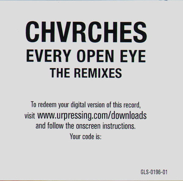 Every Open Eye (The Remixes) (VINYL) | Near Mint (NM) Near Mint (NM) - SYNTH-POP / USED *NEAR MINT*
