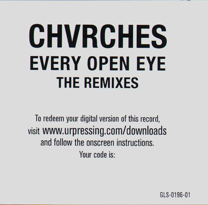 Every Open Eye (The Remixes) (VINYL) | Near Mint (NM) Near Mint (NM) - SYNTH-POP / USED *NEAR MINT*