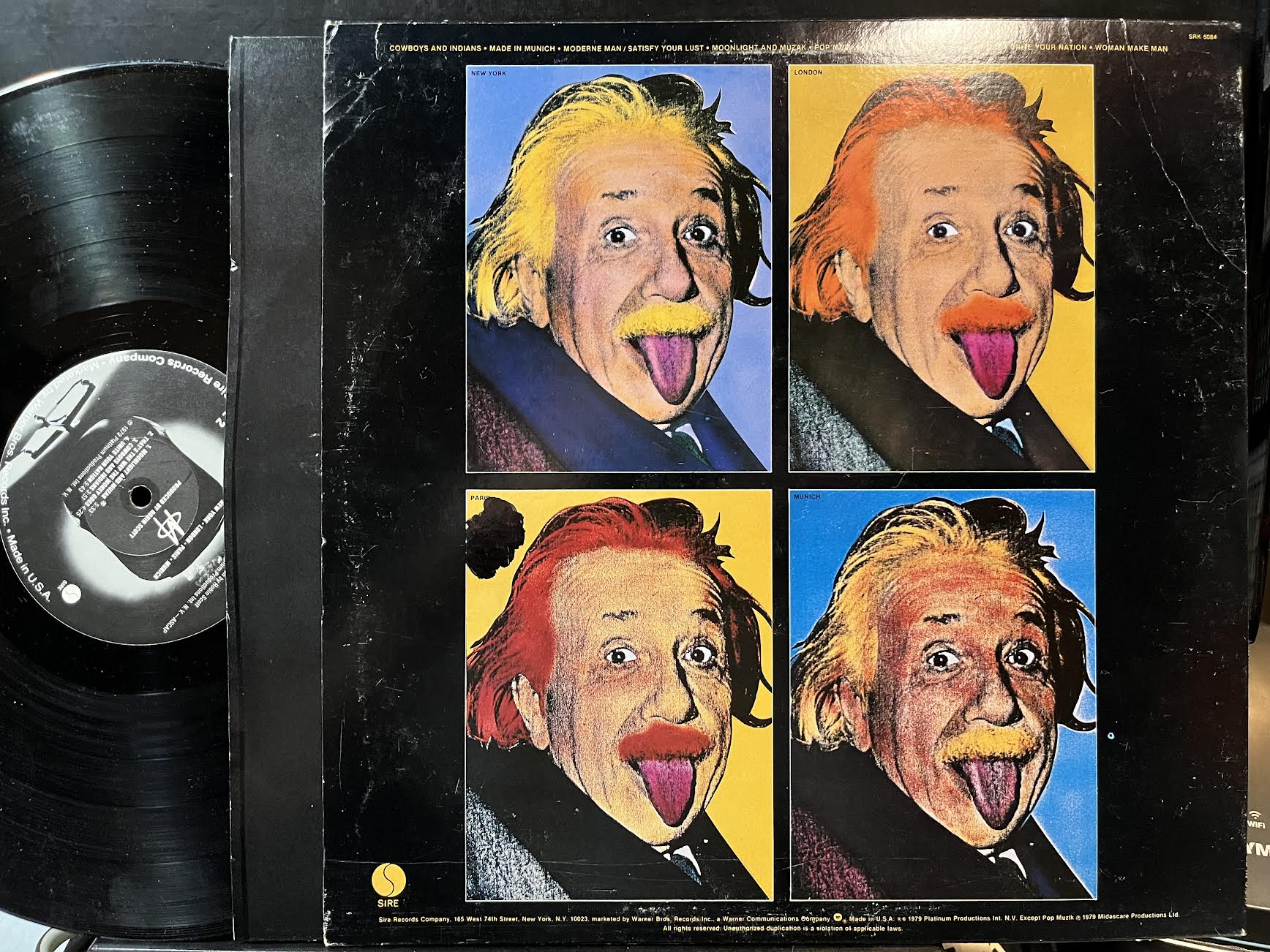 M (2) - New York, London, Paris, Munich (PROMO VINYL) | Near Mint (NM) Excellent (EX) - SYNTH-POP / USED *NEAR MINT*
