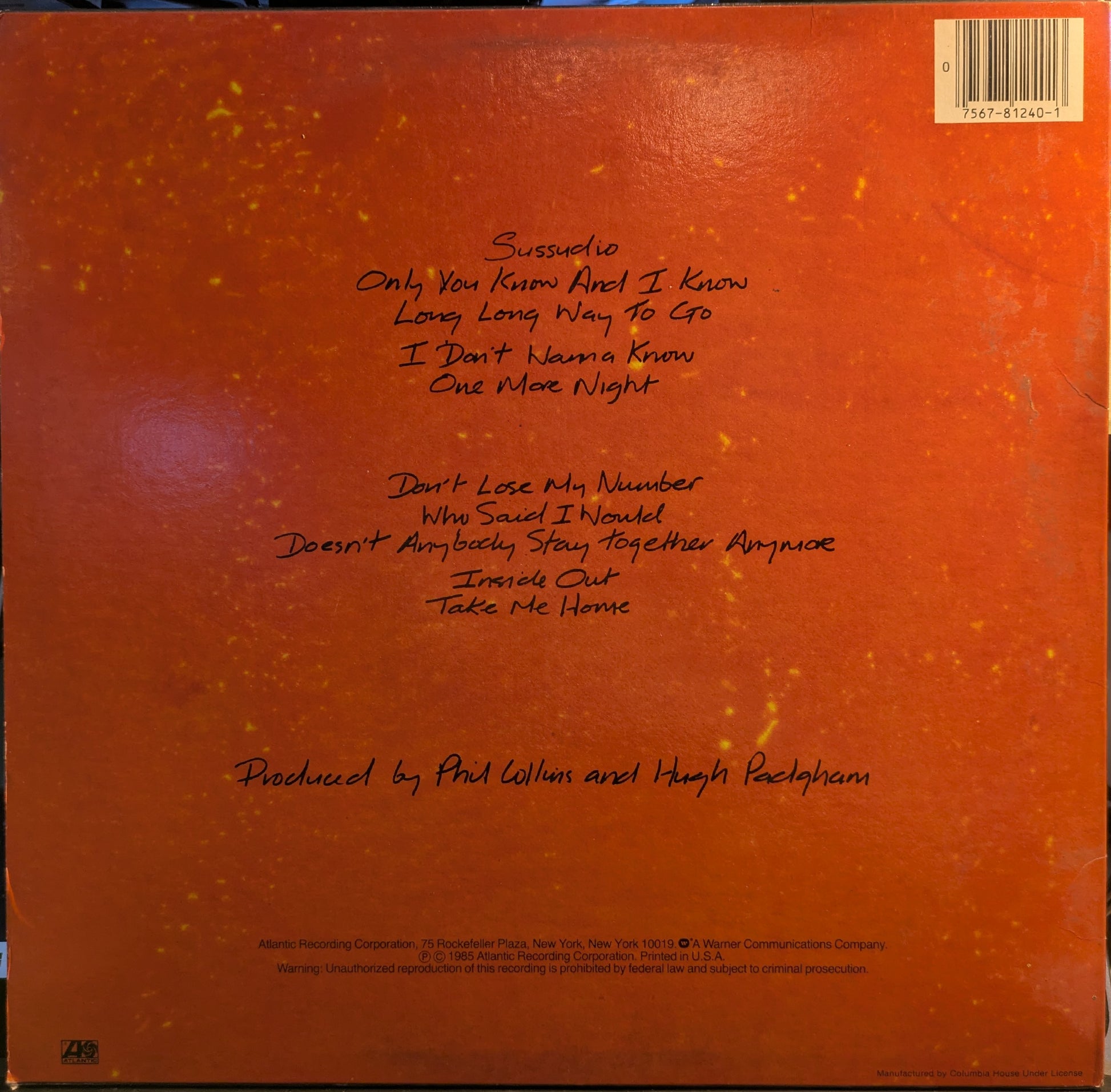 No Jacket Required (VINYL) | Near Mint (NM) Very Good Plus (VG+) - SYNTH-POP / USED *NEAR MINT*
