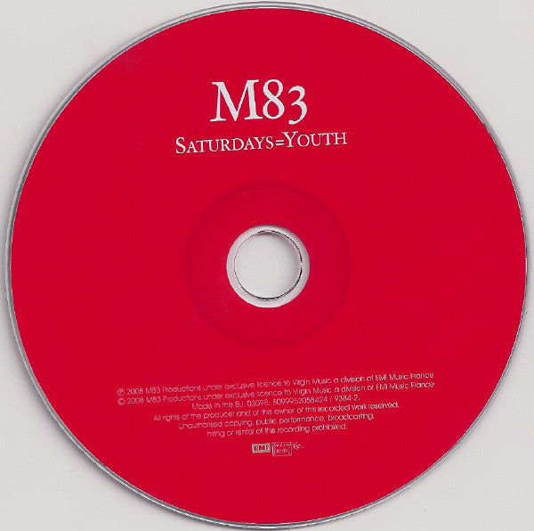 M83 - Saturdays = Youth (VINYL 2xLP MUTE MUTE 9384-2 2008) | - SYNTH-POP / USED *NEAR MINT*