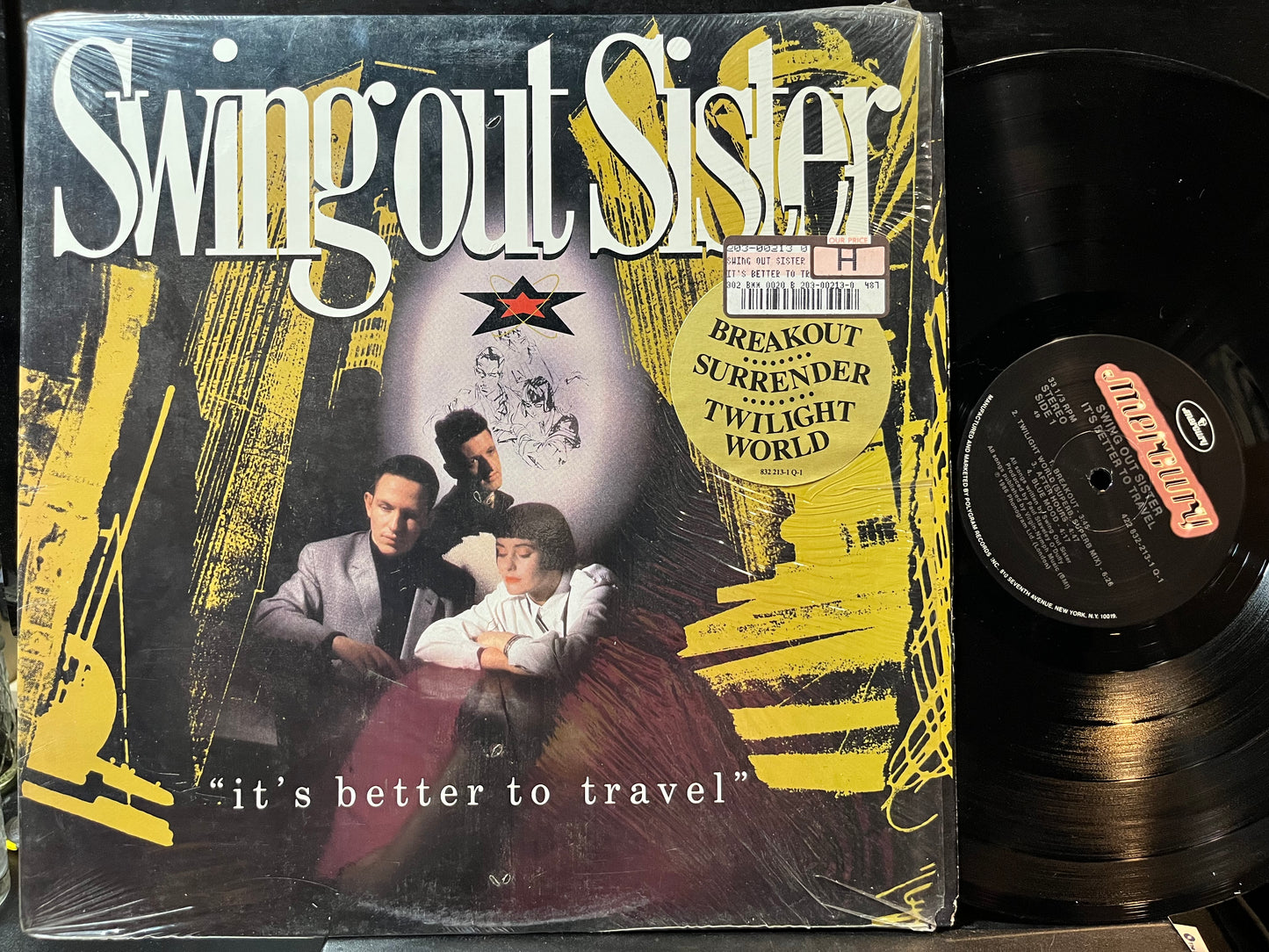 Swing Out Sister - It's Better To Travel (VINYL LP Mercury 422 832-213-1 Q-1 1987) | USED Near Mint (NM) Near Mint (NM) - SYNTH-POP / USED *NEAR MINT*
