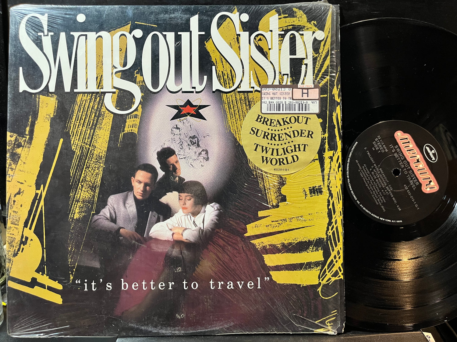 Swing Out Sister - It's Better To Travel (VINYL LP Mercury 422 832-213-1 Q-1 1987) | USED Near Mint (NM) Near Mint (NM) - SYNTH-POP / USED *NEAR MINT*