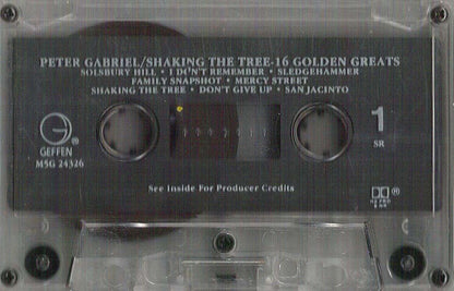 Peter Gabriel - Shaking The Tree: Sixteen Golden Greats *CASSETTE* | Near Mint (NM) Near Mint (NM) - SYNTH-POP / USED *NEAR MINT*