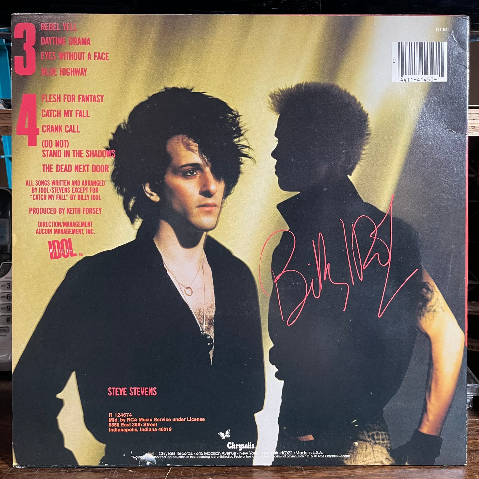 Rebel Yell (VINYL) | Near Mint (NM) Near Mint (NM) - SYNTH-POP / USED *NEAR MINT*