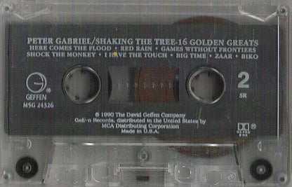 Peter Gabriel - Shaking The Tree: Sixteen Golden Greats *CASSETTE* | Near Mint (NM) Near Mint (NM) - SYNTH-POP / USED *NEAR MINT*