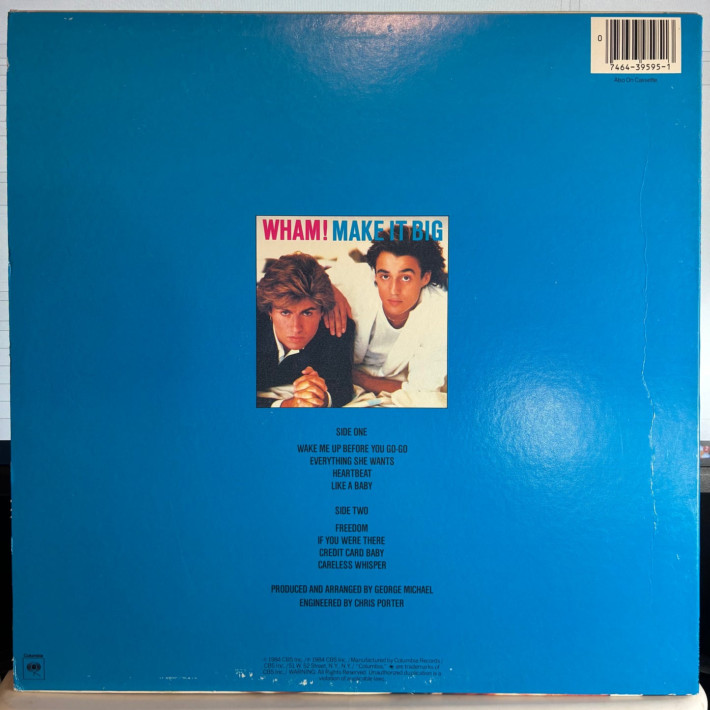 Make It Big (VINYL) | Near Mint (NM or M-) Excellent (EX) - SYNTH-POP / USED *NEAR MINT*