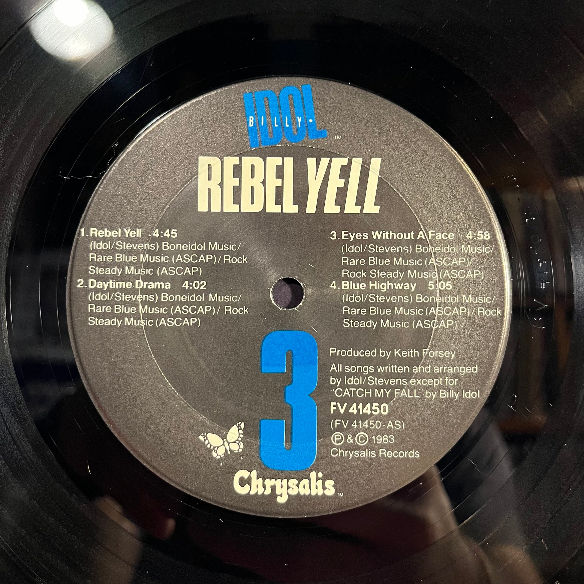 Billy Idol - Rebel Yell *CARROLLTON* | Very Good Plus (VG+) Very Good Plus (VG+) - SYNTH-POP / USED *VERY GOOD+*
