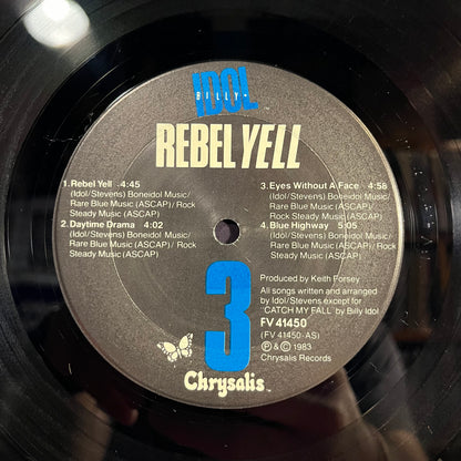 Billy Idol - Rebel Yell *CARROLLTON* | Very Good Plus (VG+) Very Good Plus (VG+) - SYNTH-POP / USED *VERY GOOD+*