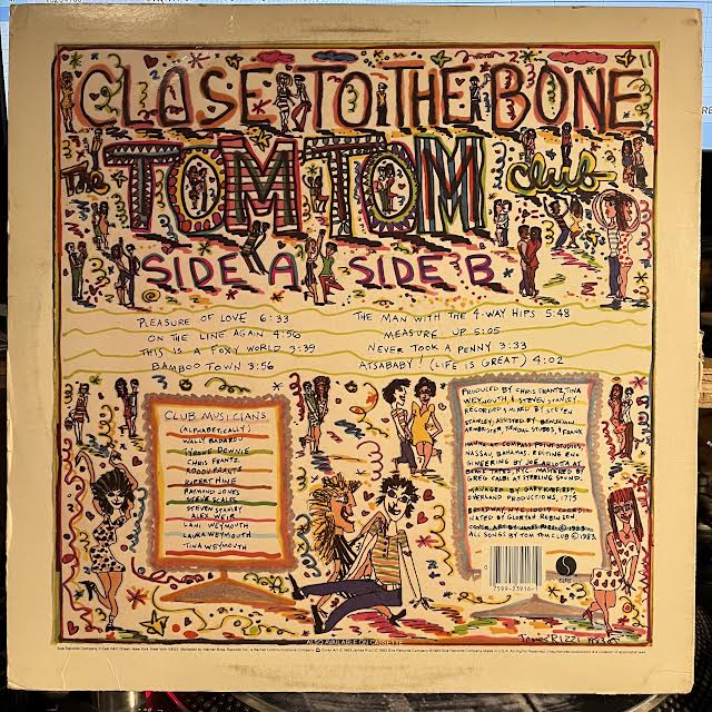 Tom Tom Club - Close To The Bone (VINYL) | Very Good (VG) Very Good Plus (VG+) - SYNTH-POP / USED *VERY GOOD*