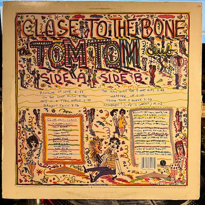 Tom Tom Club - Close To The Bone (VINYL) | Very Good (VG) Very Good Plus (VG+) - SYNTH-POP / USED *VERY GOOD*
