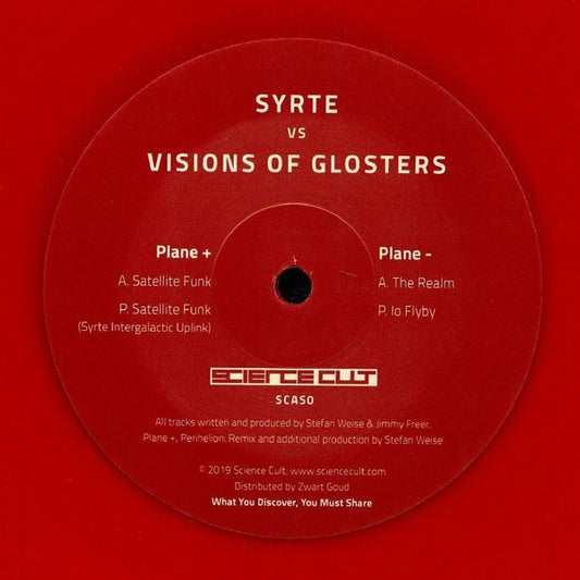 Syrte (2) vs. Visions Of Glosters 759.37 Science Cult 12", EP, Ltd, Red Mint (M) Generic