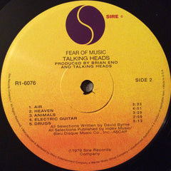 Talking Heads Fear Of Music Rhino Records (2), Sire LP, Album, RE, RM, 180 Mint (M) Mint (M)
