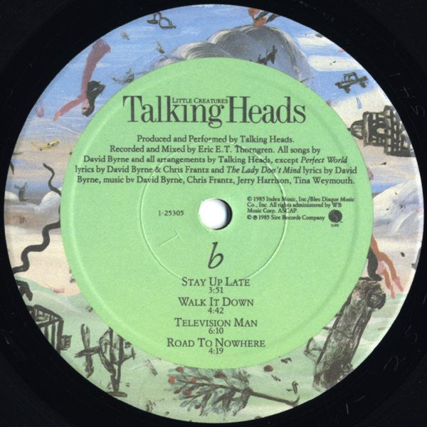 Talking Heads Little Creatures Sire, Sire LP, Album, Spe Near Mint (NM or M-) Near Mint (NM or M-)