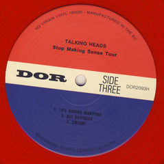 Talking Heads Stop Making Sense Tour Dor (2) 2xLP, Unofficial, Red Mint (M) Mint (M)