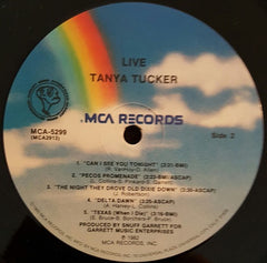 Tanya Tucker Live MCA Records LP, Album, Pin Near Mint (NM or M-) Near Mint (NM or M-)