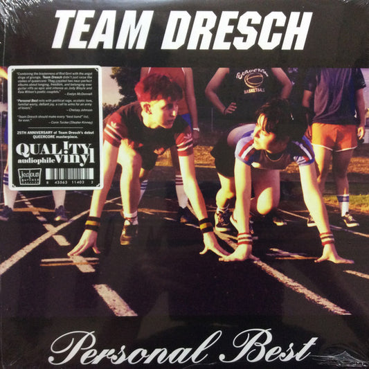 Team Dresch Personal Best Jealous Butcher Records LP, Album, RE, RM Mint (M) Mint (M)