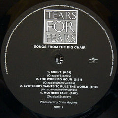 Tears For Fears Songs From The Big Chair Mercury, Universal Music Group LP, Album, RE, 180 Mint (M) Mint (M)