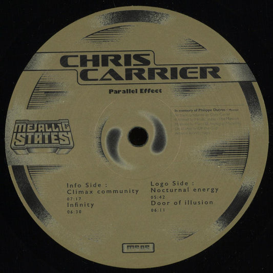 Chris Carrier - Parallel Effect (VINYL 2xLP Metallic States MS05) | NEW Mint (M) Mint (M) - TECH HOUSE/ACID