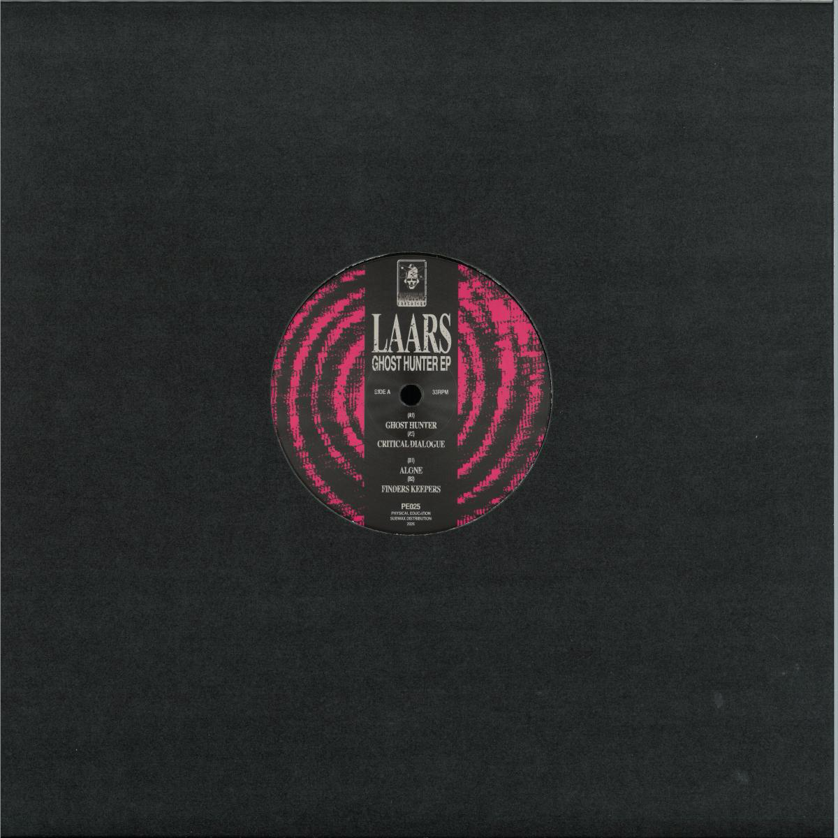 Laars - (PRESALE) Ghost Hunter EP (VINYL) | Mint (M) Mint (M) -TECH HOUSE/ACID