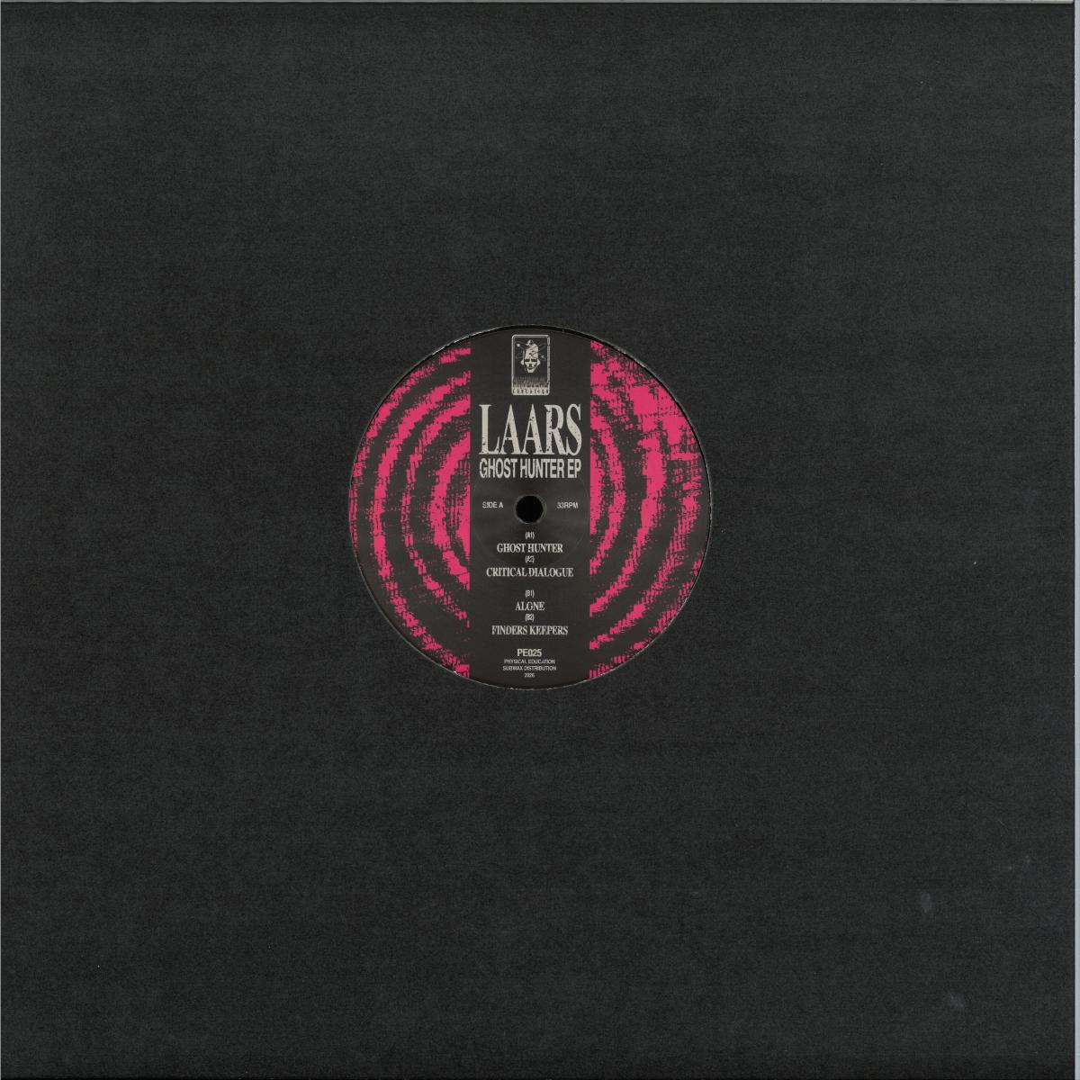 Laars - Ghost Hunter EP (VINYL 12" Physical Education PE025) | NEW Mint (M) Mint (M) -TECH HOUSE/ACID